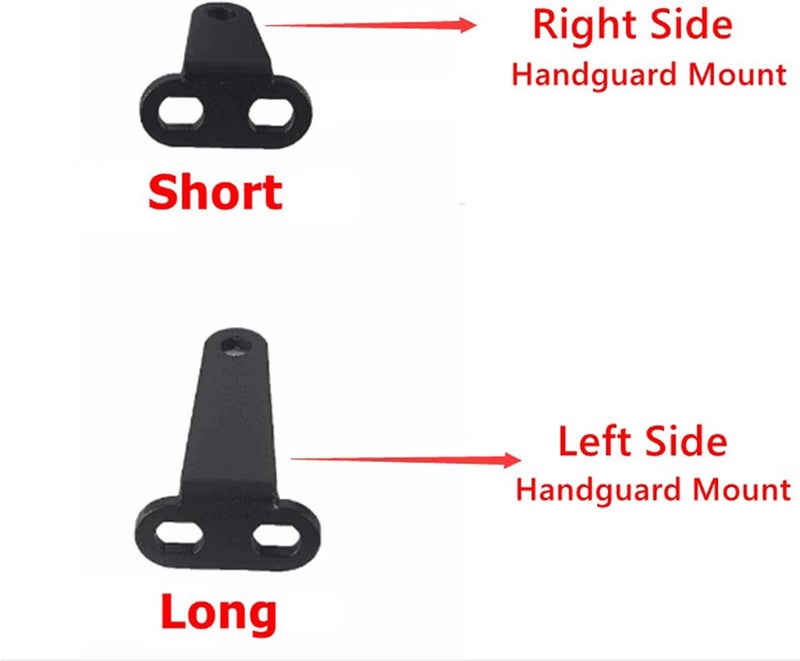 FVMOTO Club Style Handlebar Handguards Upgrade Bracket with Cutouts Compatible with Harley Turn Signals Touring Softail Sportster Dyna 2009+ 2025 - Image 4